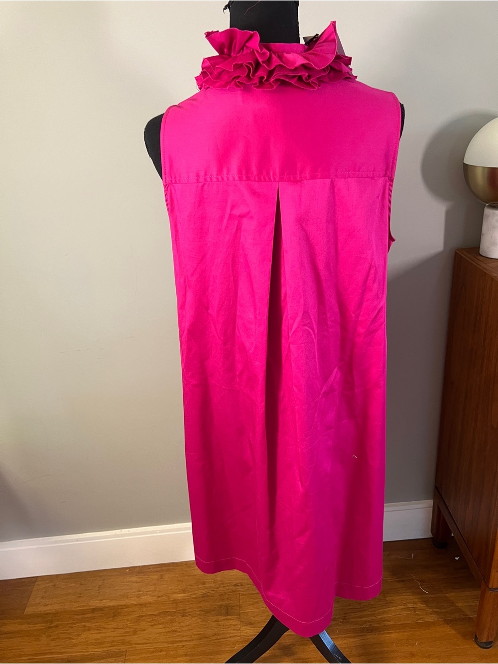Sara Campbell Fuschia Button Down Kaylie Dress Sz M NWT - Picture 7 of 11